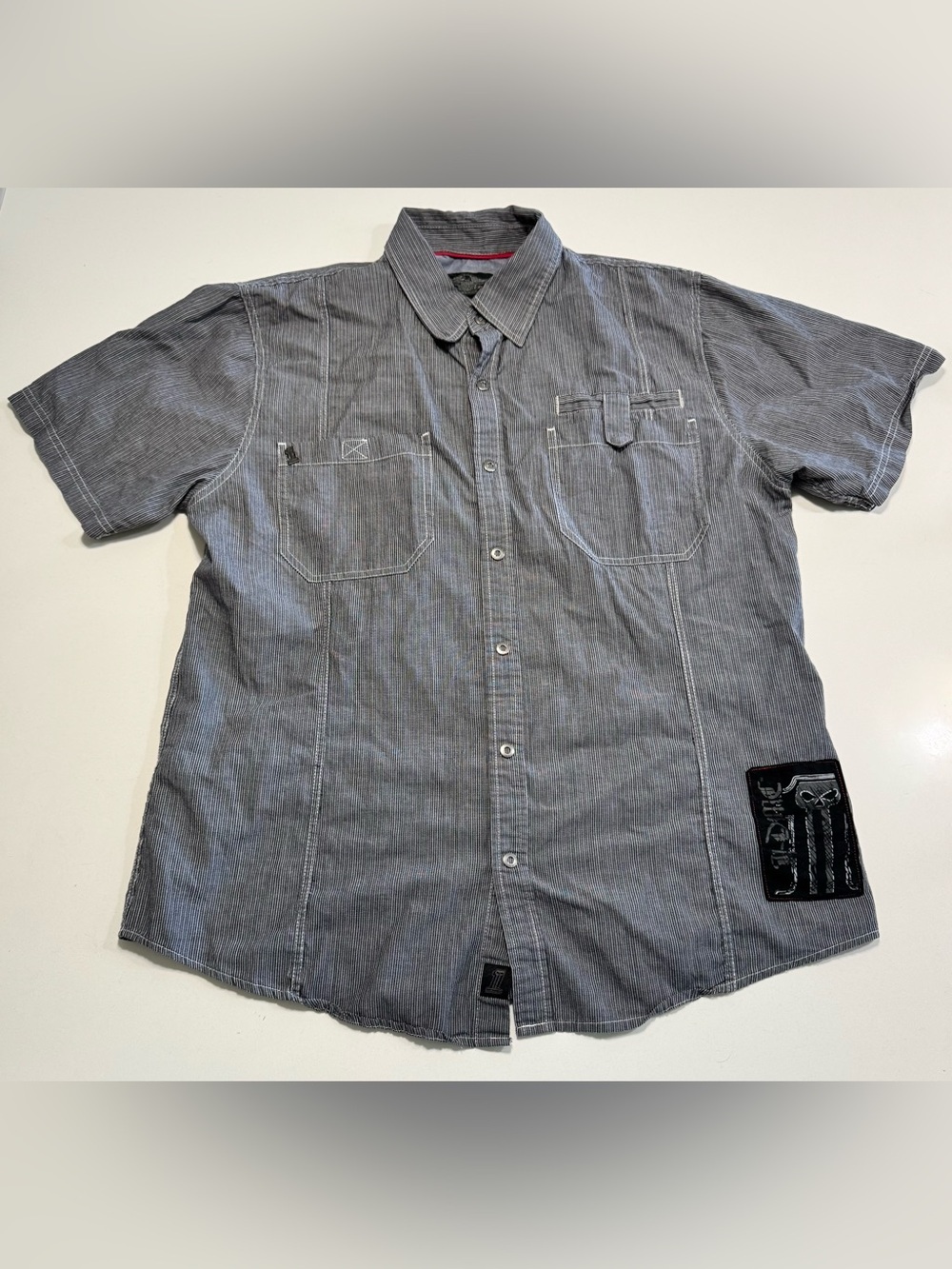 Harley Davidson Genuine MotorClothes shirt button down collard Shirt Size XLG